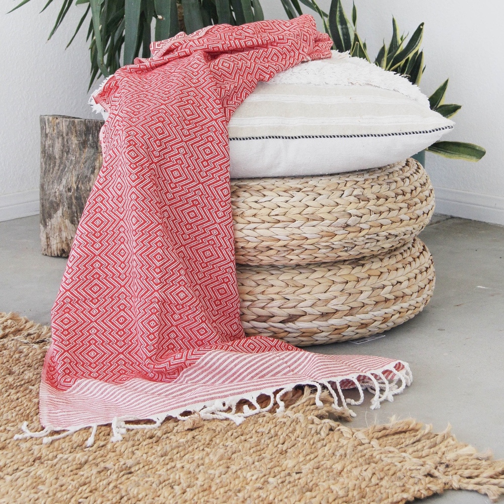 Turkish towel, Summer Throw, Wrap, Shawl